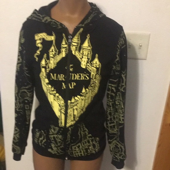 Harry Potter Hogwarts Reversible Hoodie size XS - Picture 1 of 9